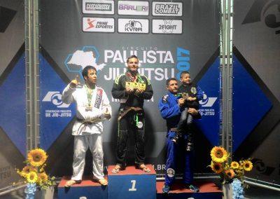 Hércules Pereira - Terceiro colocado terceira etapa circuito paulista jiu-jitsu 2017